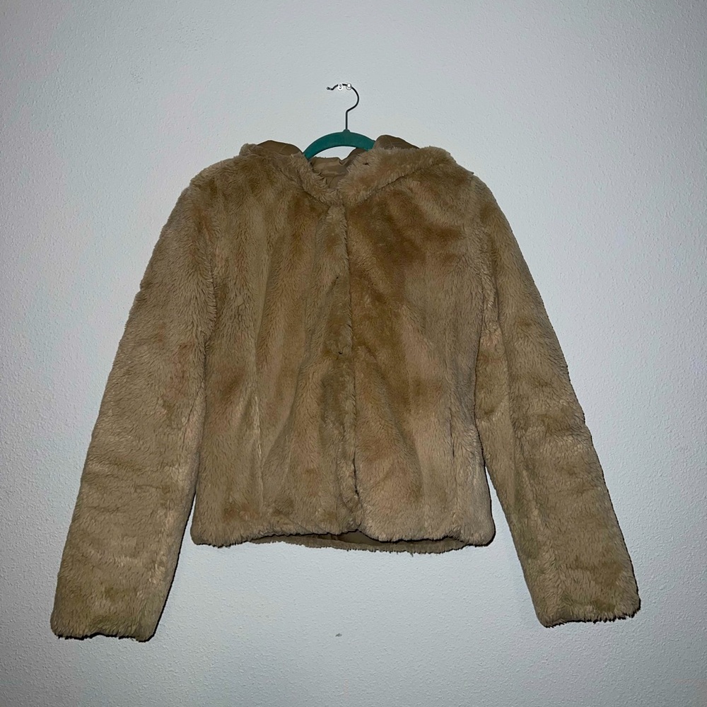Guess reversible fur jacket